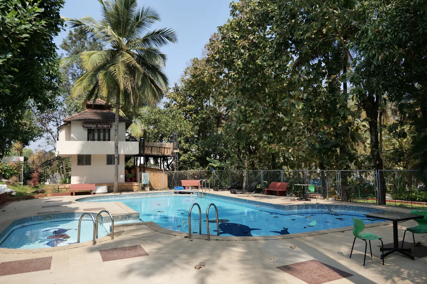 Nisarga Resort Swimming Pool Bangalore